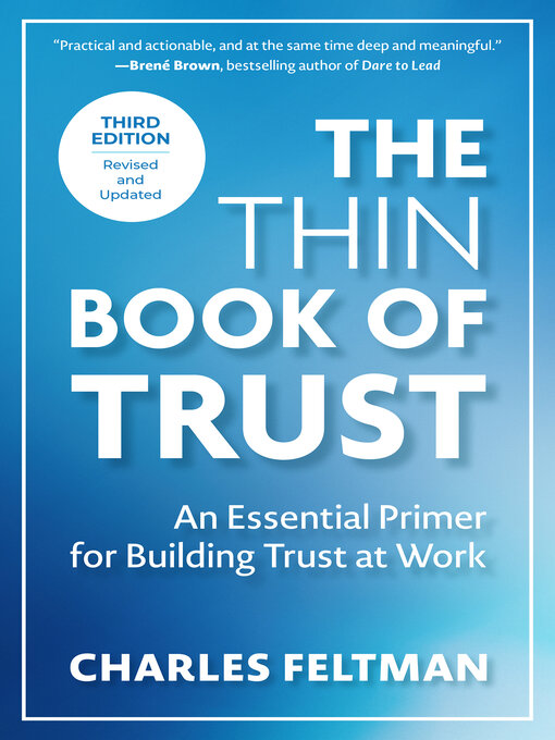 Title details for The Thin Book of Trust by Charles Feltman - Available